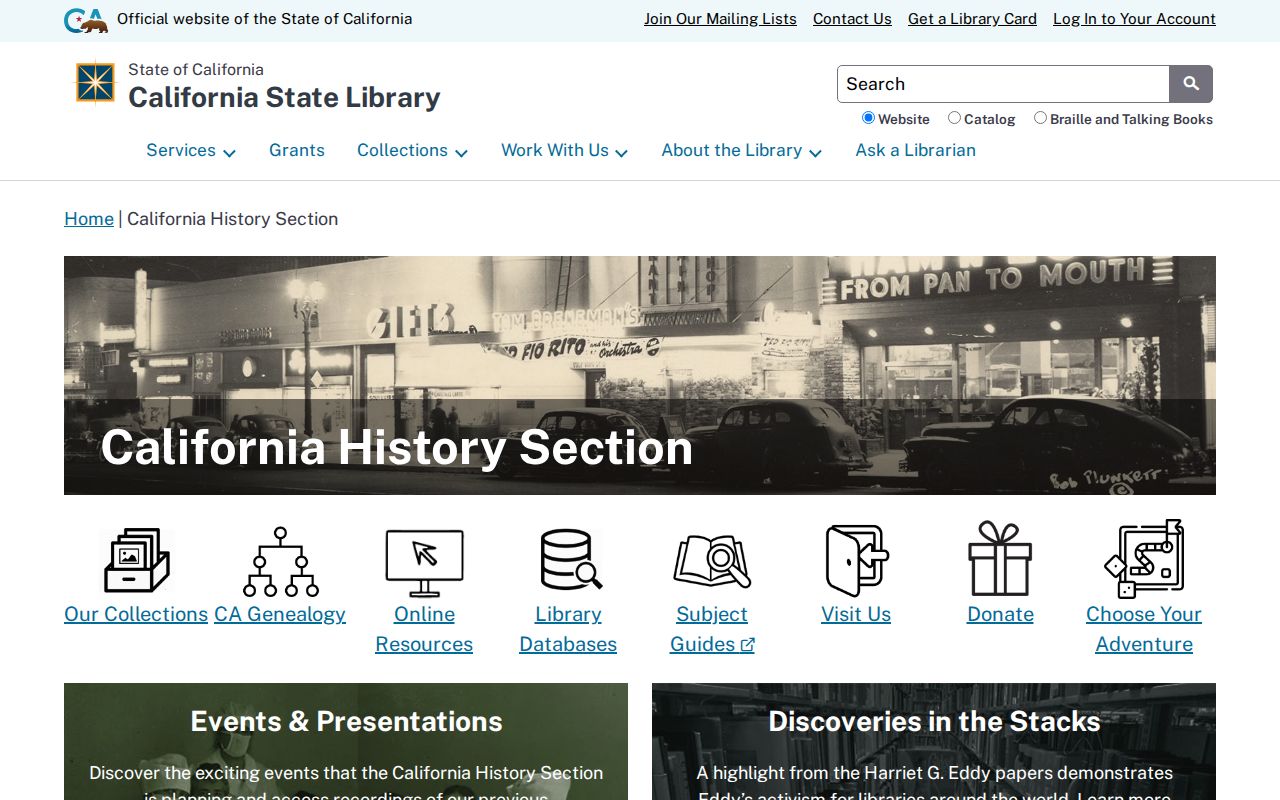 Calexico city directory California State Library research resources